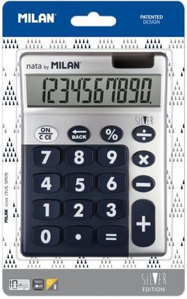Milan Kalkulator 10 Poz Silver 064442