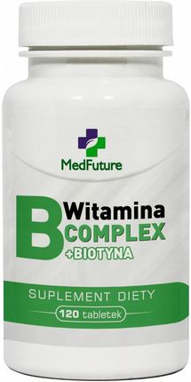 Medfuture Witamina B Complex B1 B2 B3 B5 B6 B12 Biotyna 120Tabl.