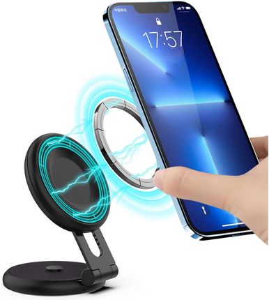 Alogy Uchwyt Na Telefon Magnetyczny Samochodowy Podstawka Magnetic Smart Phone Mocowanie Boczne Czarny