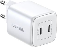 Ładowarka do telefonu Ugreen Szybka Ładowarka Gan 2 X Usb C 45W Qc Pd Cd294 Biała - zdjęcie 1