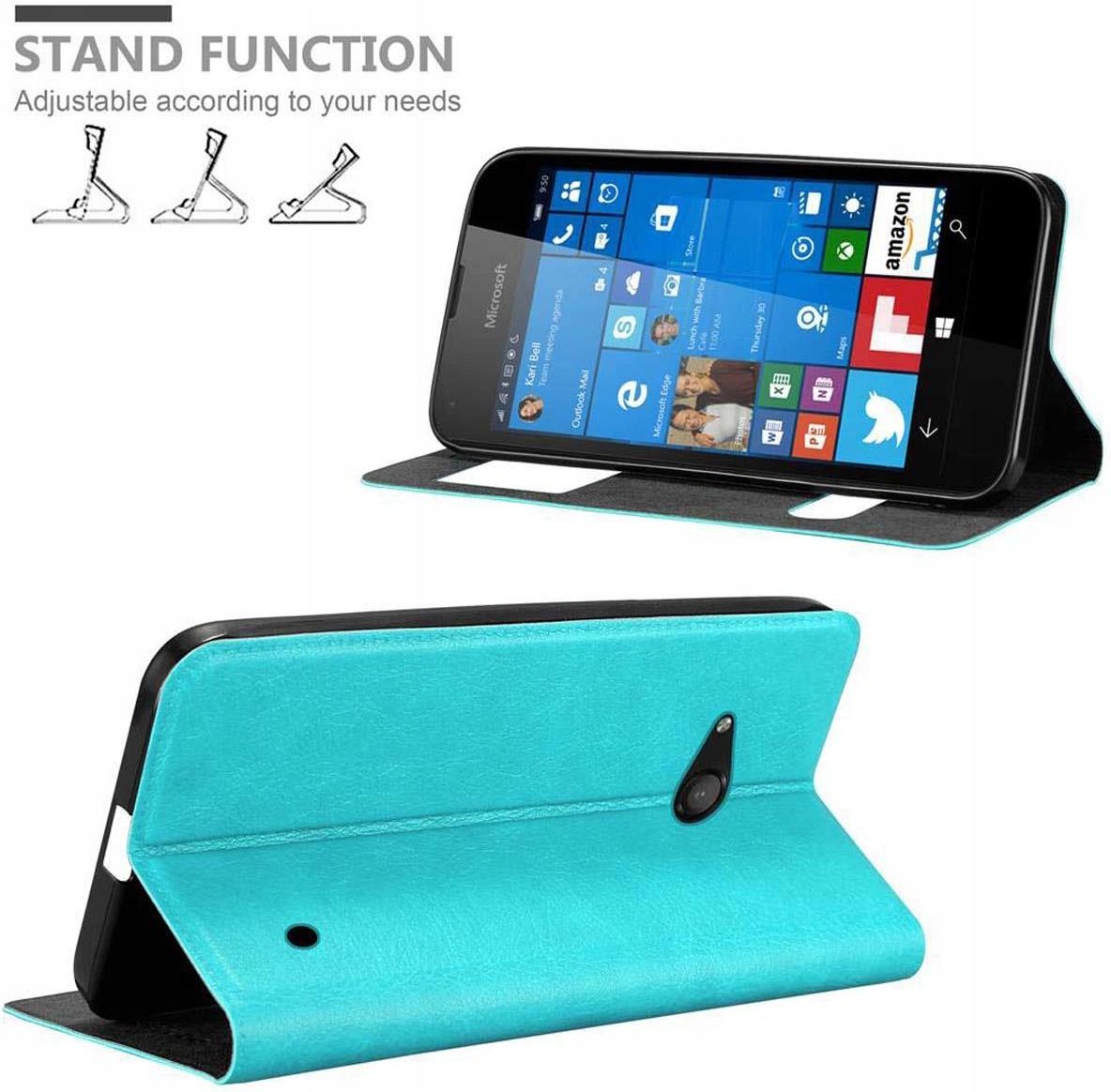 Cadorabo Custodia Rigida Per Nokia Lumia 550 – Colore Frosty Verde, Sottile, Antiurto, Con Bordi Rialzati - 4