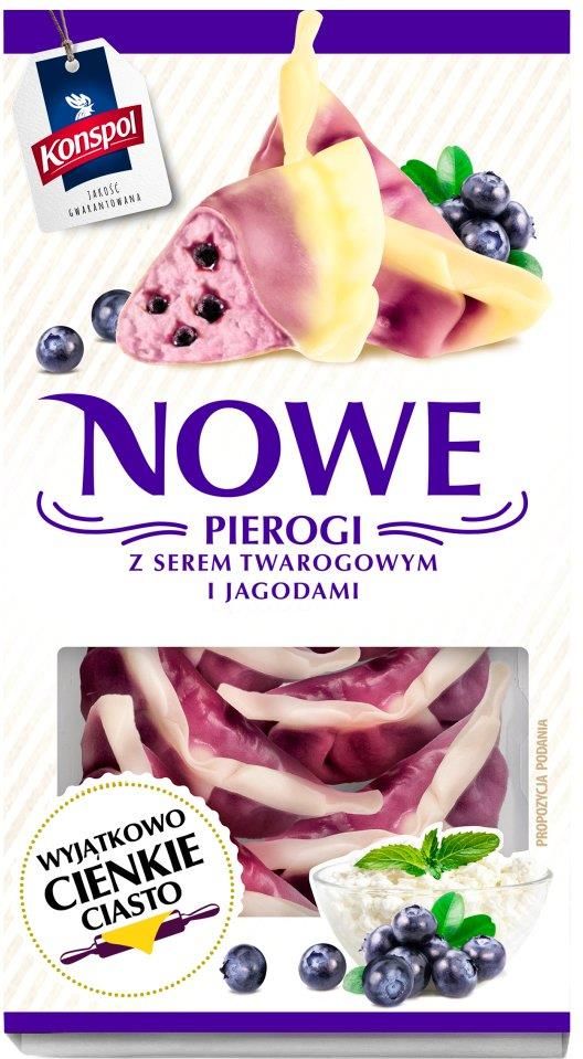 Lecl24 Konspol Nowe Pierogi Z Serem Twarogowym I Jagodami 230 G - Ceny ...