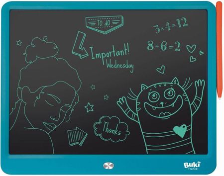 Buki Tablet Xl Do Rysowania I Zabawy Niebieski Td002 Tablica Edukacyjna