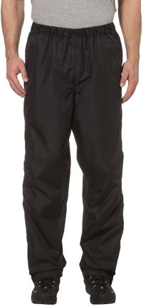 Spodnie przeciwdeszczowe męskie Vaude Fluid Full-Zip II - czarne