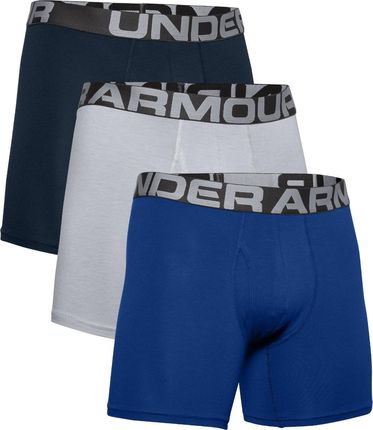 Under Armour Boxers UA Chraged Cotton 6in 3 Pack Blue