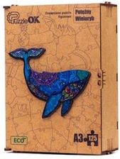 Zdjęcie Maksik Promo Puzzle Drewniane Potężny Wieloryb Puza3 00736 PE7366 - Pasłęk