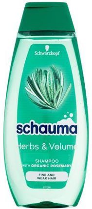 Schwarzkopf Schauma Herbs & Volume Shampoo Szampon Do Włosów 400 ml