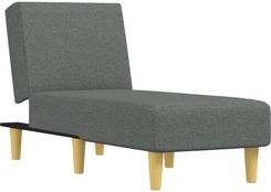 Zdjęcie Szezlong Ciemnoszary Tapicerowany Tkaniną - Wejherowo