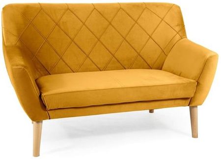 Signal Meble Sofa Kier 2 Velvet Buk/Curry Klasyczny Salon