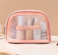 Zdjęcie Kosmetyczka rozkładana WASHBAG kuferek róż KS47R - Międzybórz