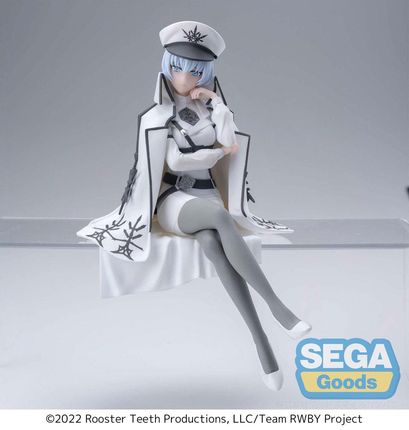 Sega Rwby Ice Queendom Pm Perching Pvc Statue Weiss Schnee Nightmare Side 13Cm