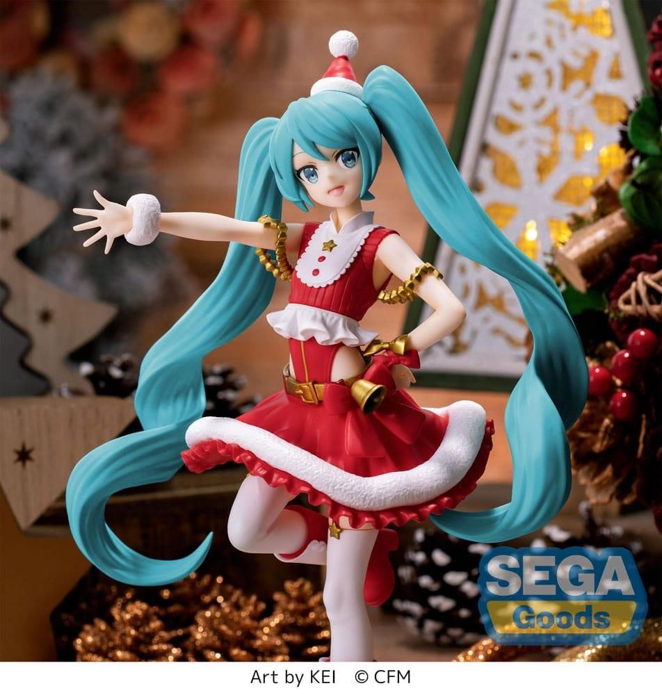 Sega Hatsune Miku Luminasta PVC Statue Hatsune Miku Christmas 2023