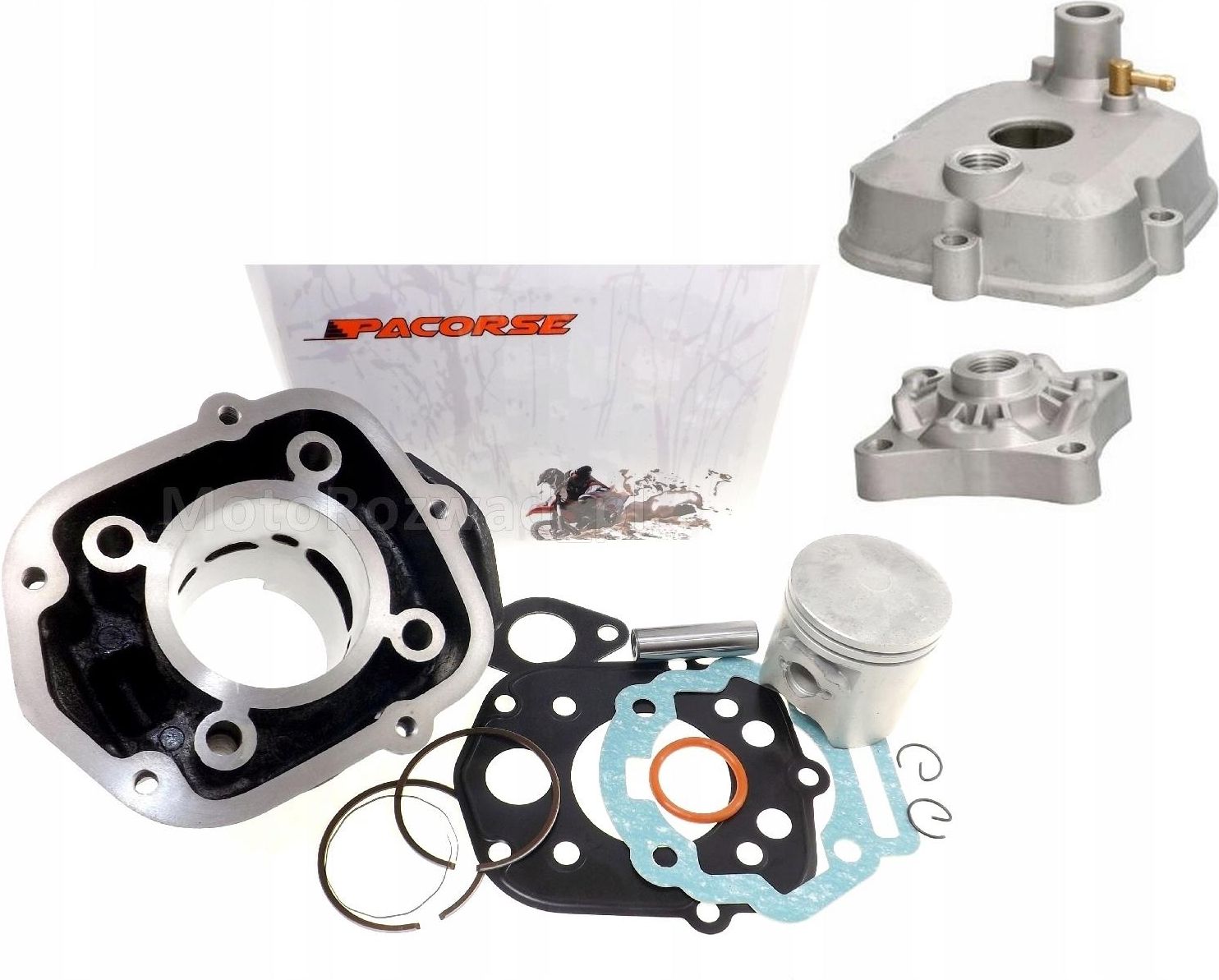 Kit Cylindre 70cc AIRSAL Sport Aluminium Pour Aprilia RS50/Derbi GPR - 72,4 Cm³, Alésage 48 Mm