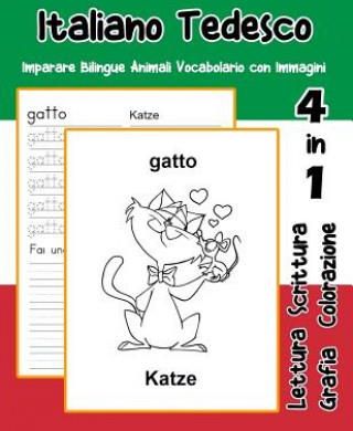 Italiano Tedesco Imparare Bilingue Animali Vocabolario con