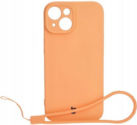Bizon Etui Case Silicone Do Apple Iphone 15 Pomarańczowe