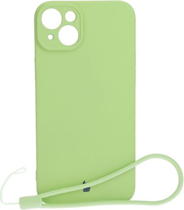 Bizon Etui Case Silicone Do Apple Iphone 15 Plus Jasnozielone