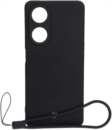 Bizon Etui Case Silicone Sq Do Oppo A98 5G Czarne