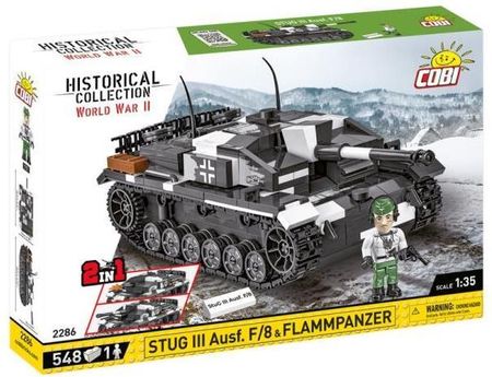 Cobi 2286 Działo Stug III Ausf. F-8 and Flammpanzer