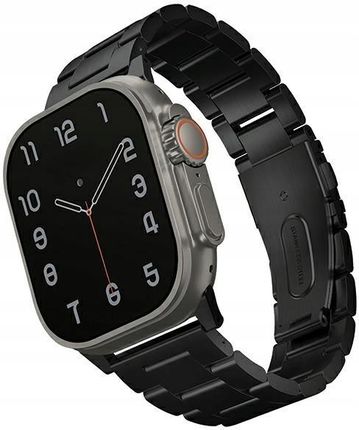 Uniq Bransoleta Czarny Pasek Do Apple Watch 8 45Mm