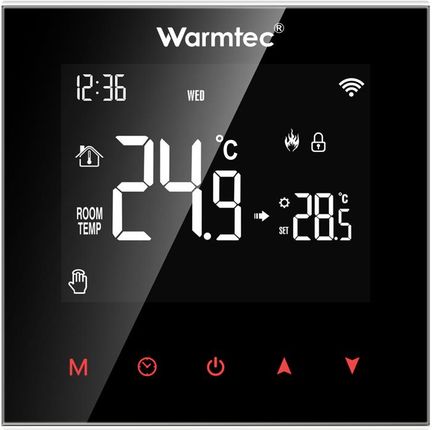 Regulator temperatury Warmtec SRT20W Wi-Fi czarny