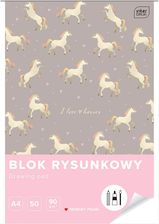 Zdjęcie Blok Rysunkowy Interdruk A4 50 Kartek Biały 90G Cute Girls - Bytom