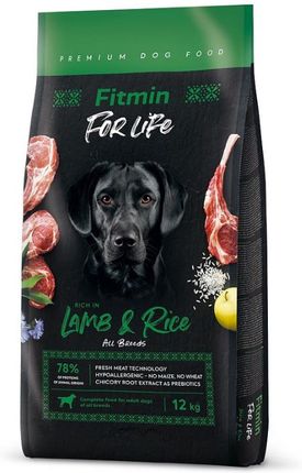 Fitmin Dog For Life Lamb & Rice 2X12Kg