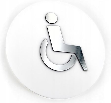 Sosenco Wc Dla Niepełnosprawnych Z Laminatem Biały/Srebrny