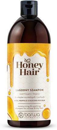 Barwa Honey Hair Szampon Do Włosów Nawilżający Wygładzający 480Ml