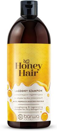 Barwa Honey Hair Szampon Do Włosów Wzmacniający Regenerujący 480Ml