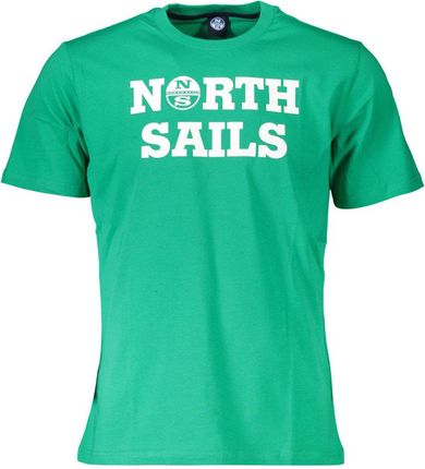 NORTH SAILS T-SHIRT MĘSKI Z KRÓTKIM RĘKAWEM ZIELONY