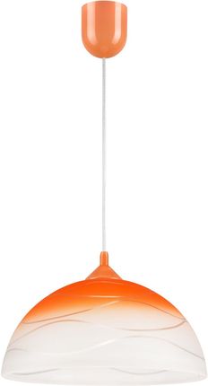 Lamkur Sfera 28118 lampa wisząca zwis 1x60W E27 pomarańczowa/biała