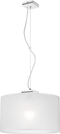 Lamkur Sofia 25186 lampa wisząca zwis 1x60W E27 biała/czarna