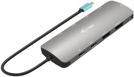 I-Tec USB-C Metal Nano 2x HDMI LAN Power Delivery 100W (C31NANOHDM2DOCPD)