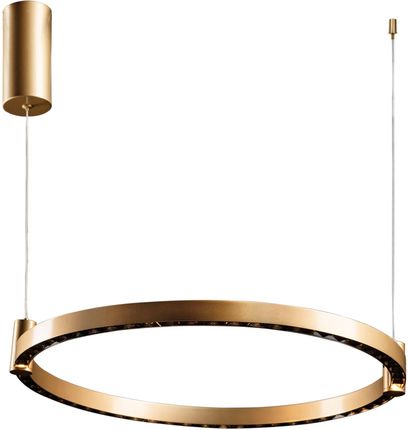 Altavola Design Ledowa Lampa Wisząca Diamante No.2 Co1 60 Cm Złota (Barwa Światła Delikatnie Ciepła, Kierunek Padania Na Dół, Kolor Złoty, Mo (5904139