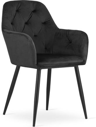 Krzesło DAKAR - czarny aksamit x 1