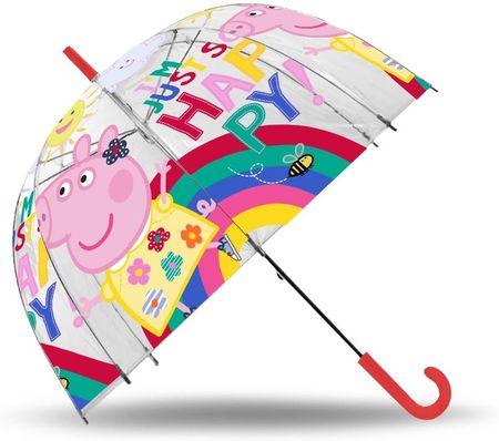 Parasolka Peppa Pig Przezroczysta 19Cali