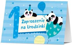 Kostiumowo.Pl Zaproszenia Roczek Panda Balony Niebieskie 10szt