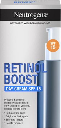 Krem Neutrogena Retinol Boost Day Cream Spf 15 na dzień 50ml