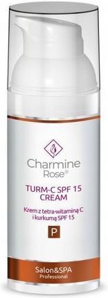 Krem Charmine Rose Turm-C Cream Z Tetra-Witaminą C I Kurkumą Spf15 na dzień 50ml