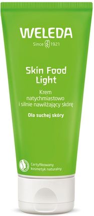 Krem Weleda Skin Food Light Natychmiastowo I Silnie nawilżający Skórę Dla Suchej Skóry na dzień 30ml