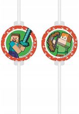 Zdjęcie Godan Słomki Papierowe Z Medalionem Minecraft 4szt - Biecz