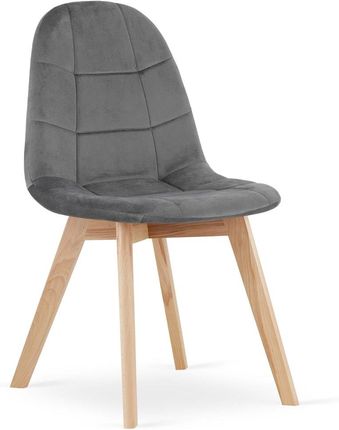 Krzesło BORA - ciemny szary aksamit x 1