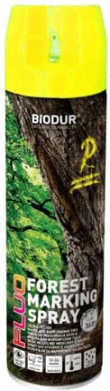 Biodur Spray Farba Do Znakowania Drzew 500ml Żółty