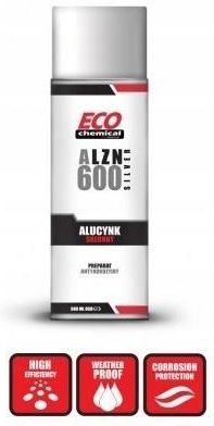 Ecochemical Alucynk Ocynk Spray Srebrny Alzn 600 Silver 500ml