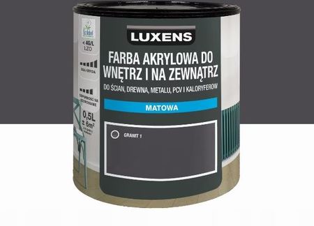 Luxens Emalia Akrylowa 0.5L Granit 1 Matowa