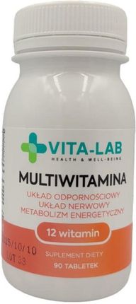 Multiwitamina A B1 B2 B6 Biotyna D3 Chrom 90 Tab