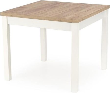 Halmar Stół Rozkładany Tiago Kwadrat (90 125)X90 Biały Dąb Craft Klasyczny Salon Kuchnia Jadalnia 32213