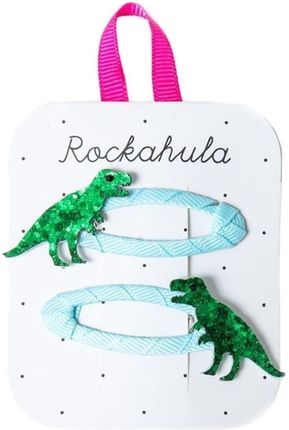 Rockahula Kids 2 Spinki Do Włosów T-Rex Glitter
