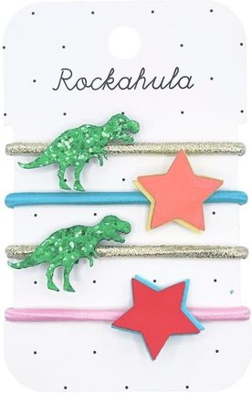 Rockahula Kids 4 Gumki Do Włosów T-Rex