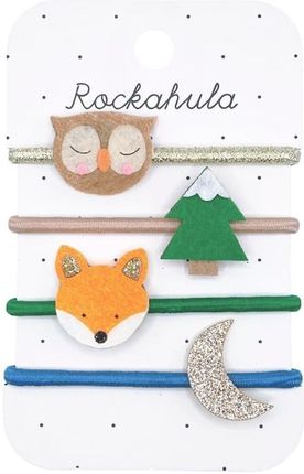 Rockahula Kids 4 Gumki Do Włosów Forest Friends